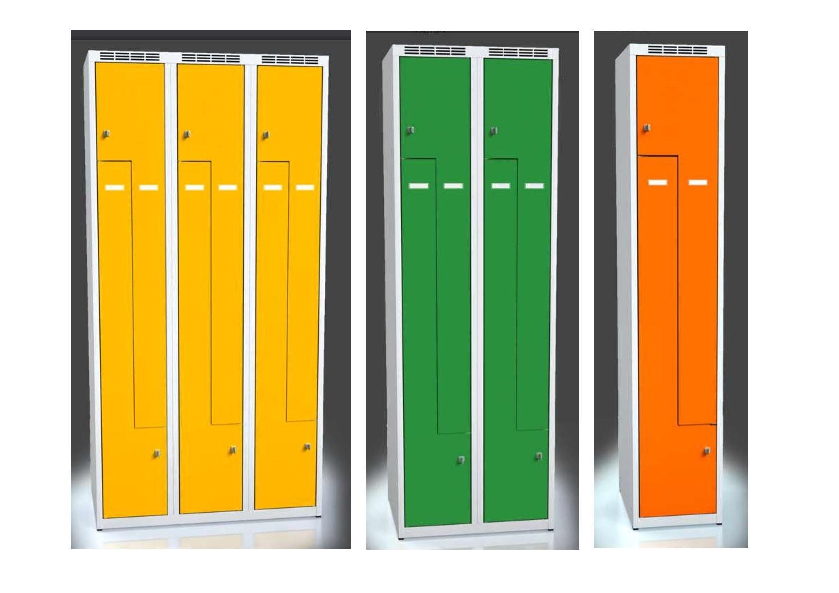 Kovov&aacute; &scaron;atn&iacute; skř&iacute;ň 2x tvar Z