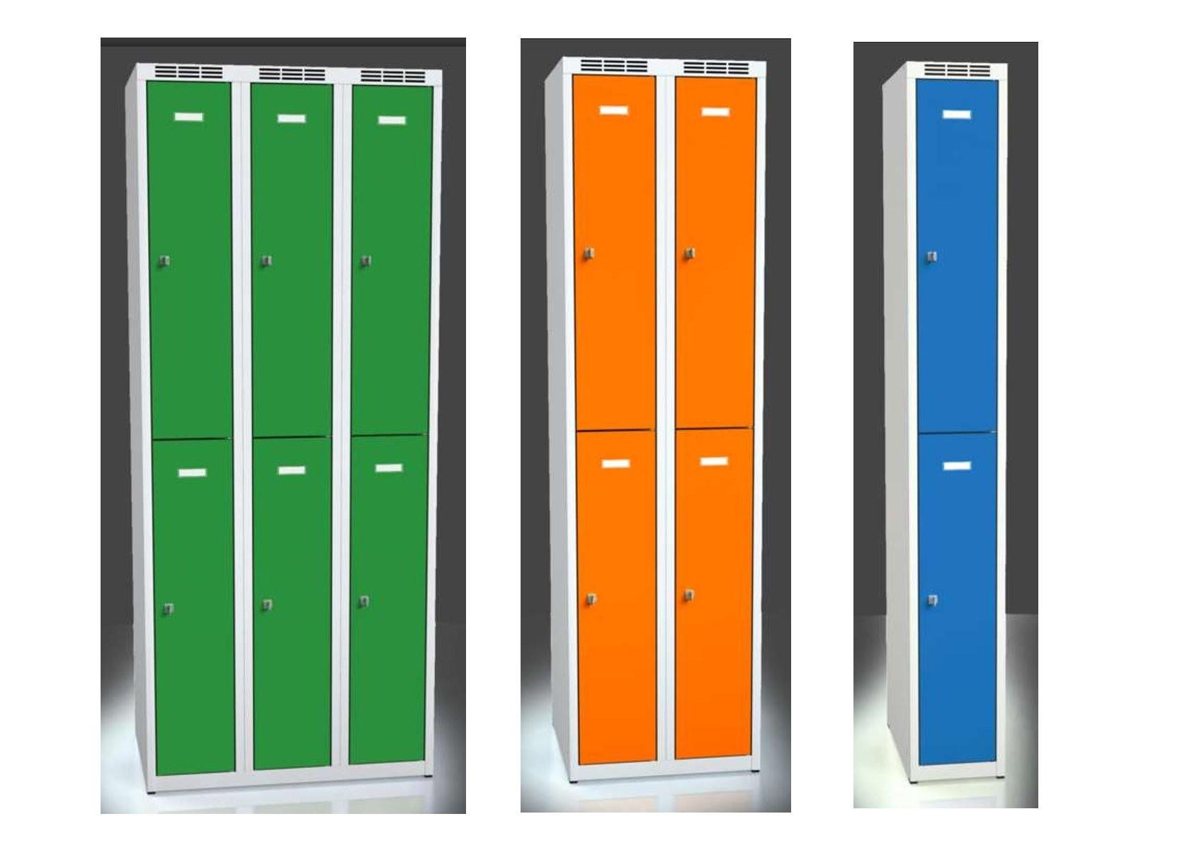 Kovov&aacute; &scaron;atn&iacute; skř&iacute;ň dv&iacute;řka 2x nad sebou