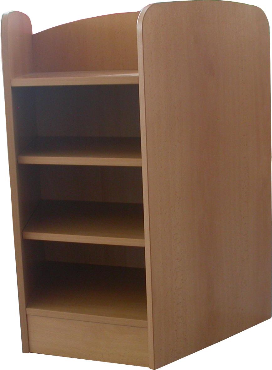 Skř&iacute;ňka s mantinelem rohov&aacute; 45&deg;, 720x850x440 mm