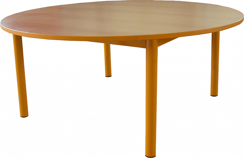 Stůl kovov&yacute; kruh pevn&yacute;/staviteln&yacute; (demont)