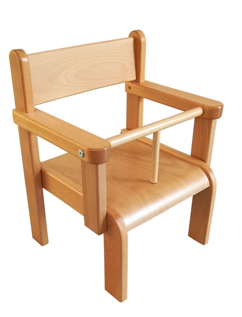 Židle TINA s př&iacute;čkou př&iacute;rodn&iacute;