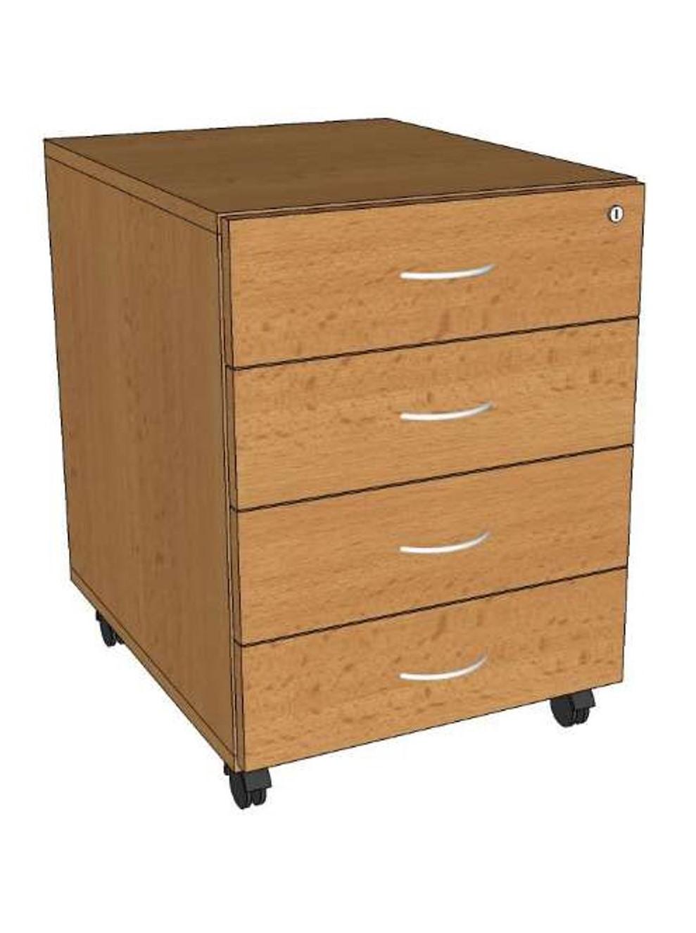 Kontejner 4 z&aacute;suvkov&yacute; mobiln&iacute;