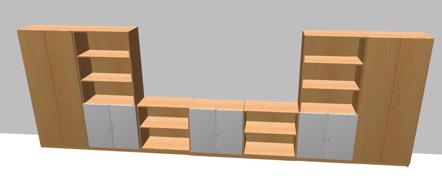 Sestava &scaron;koln&iacute;ch skř&iacute;n&iacute; NB02