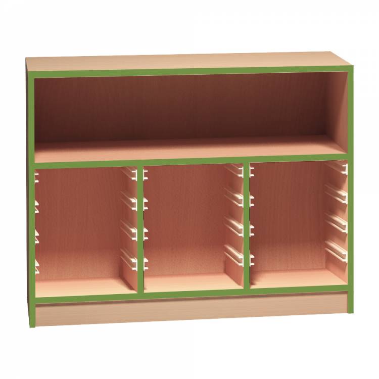 Skř&iacute;ňka na plastov&eacute; boxy, horn&iacute; č&aacute;st reg&aacute;l PROMA (&scaron;/v/h) 1050x760x450 mm