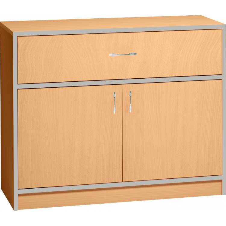 Skř&iacute;ňka s dv&iacute;řky a z&aacute;suvkou PROMA (&scaron;/v/h) 1000x760x450 mm