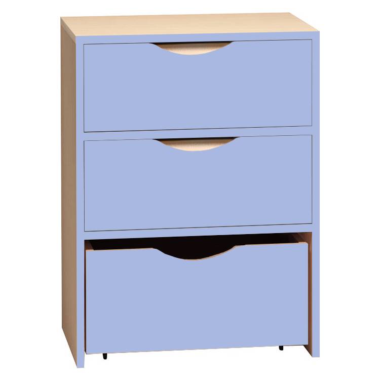 Skř&iacute;ňka se z&aacute;suvkami a kontejnerem PROMA (&scaron;/v/h) 600x760x450 mm