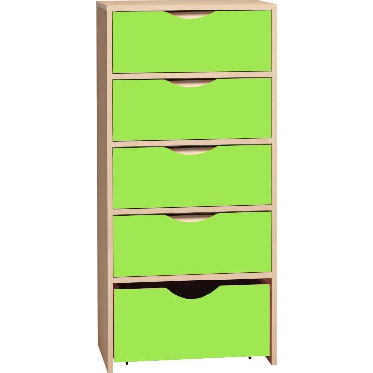 Skř&iacute;ňka se z&aacute;suvkami a kontejnerem PROMA (&scaron;/v/h) 600x1210x450 mm