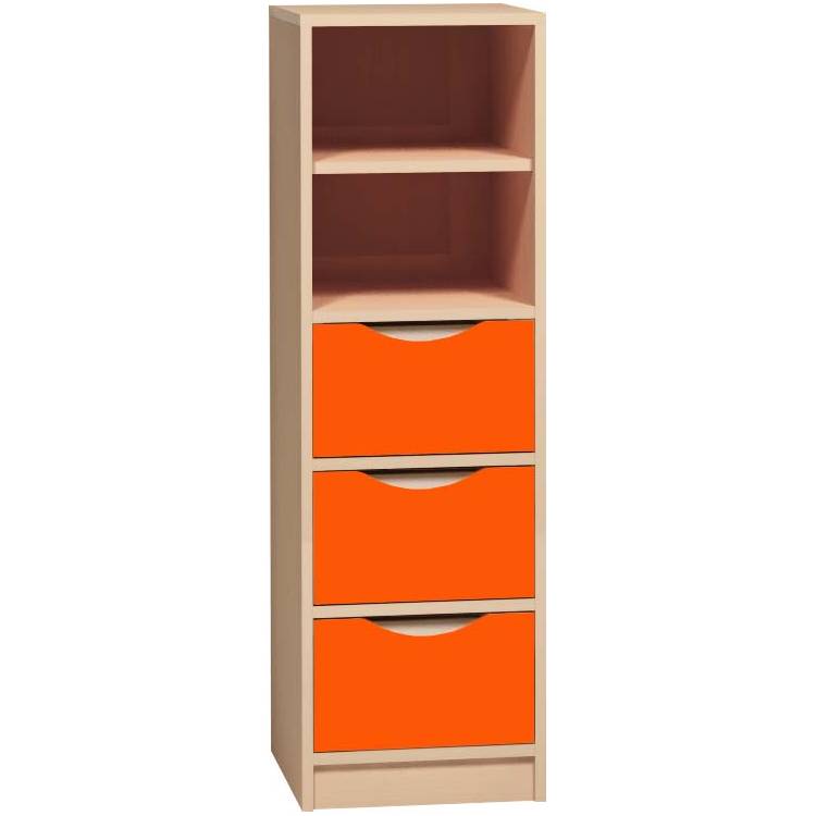 Skř&iacute;ňka se z&aacute;suvkami a policemi &uacute;zk&aacute; PROMA (&scaron;/v/h) 400x1210x450 mm