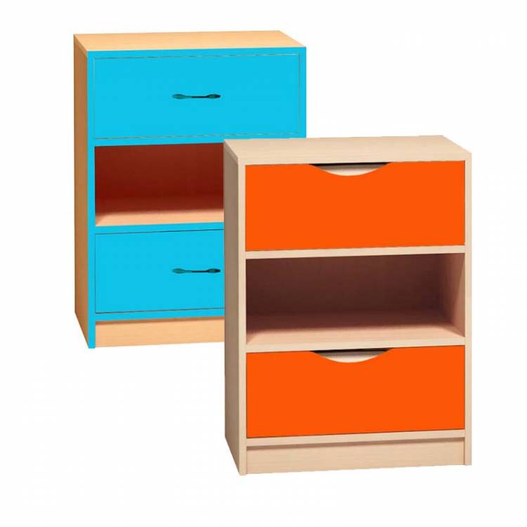 Skř&iacute;ňka se z&aacute;suvkami a polic&iacute; PROMA (&scaron;/v/h) 600x760x450 mm