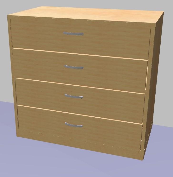 Skř&iacute;ňka se z&aacute;suvkami GRANT 779x800x450