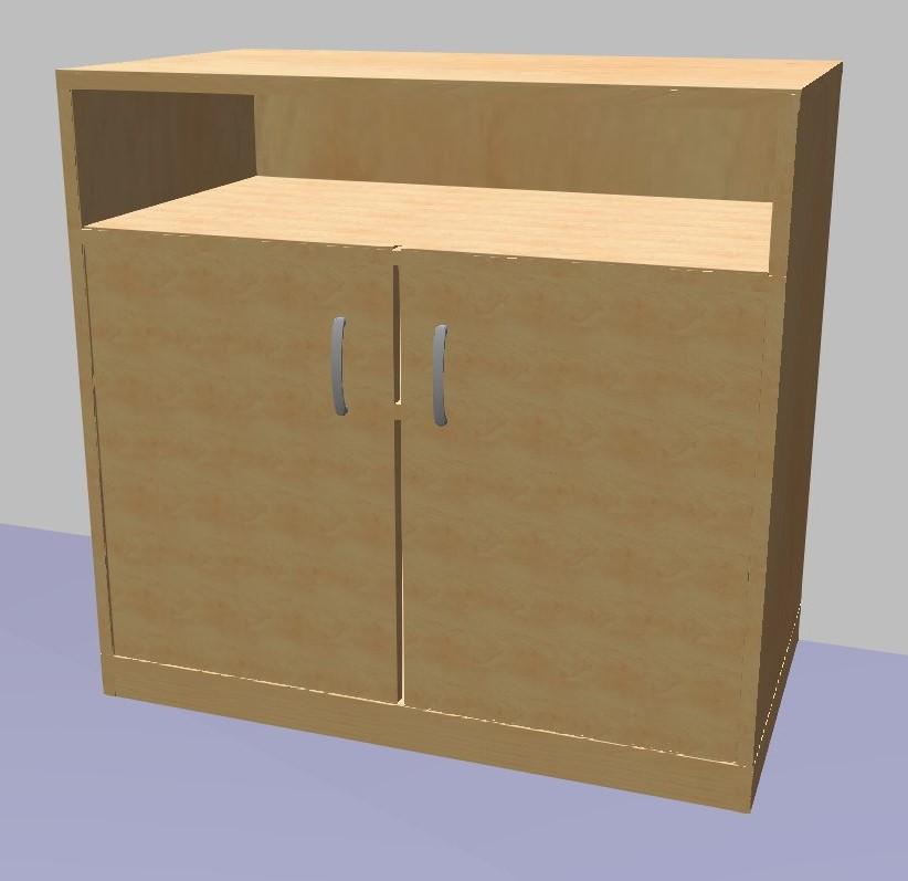 Skř&iacute;ňka s dv&iacute;řky a reg&aacute;lem GRANT 779x800x450