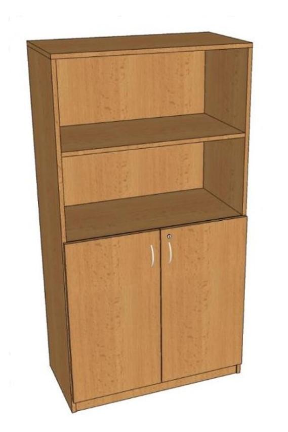 Skř&iacute;ňka s&nbsp;dv&iacute;řky a reg&aacute;lem 1491x800x419 mm