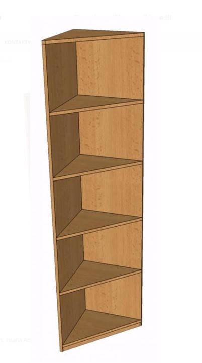 Skř&iacute;ň policov&aacute; - roh vněj&scaron;&iacute; 1847x400x400 mm