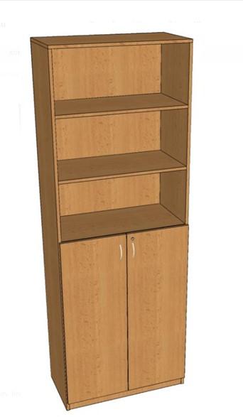 Skř&iacute;ň policov&aacute;, č&aacute;stečně uzav. 2203x800x419 mm