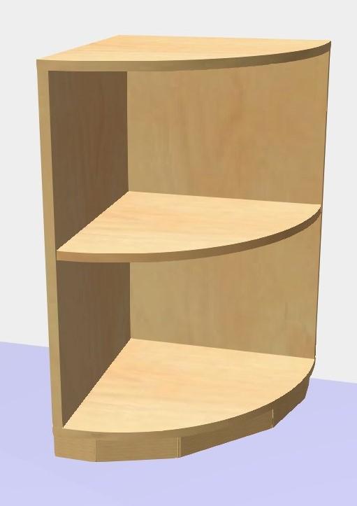 Zakončovac&iacute; d&iacute;l rohov&yacute; GRANT 779x450x450