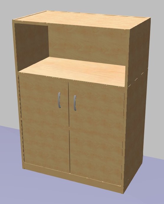 Skř&iacute;ňka s dv&iacute;řky a reg&aacute;lem GRANT 1135x800x450