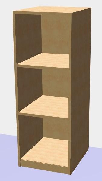 Reg&aacute;l s poličkami GRANT 1135x400x450