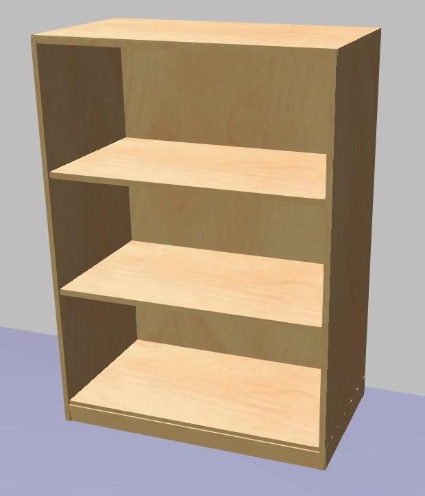 Reg&aacute;l s poličkami GRANT 1135x800x450