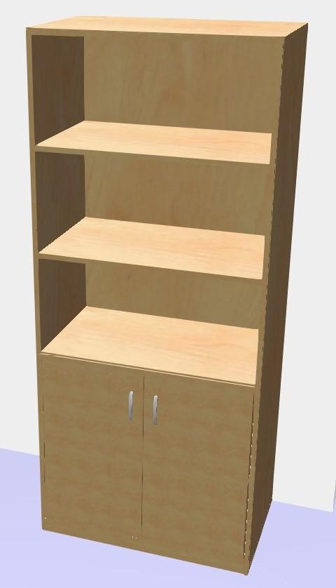 Skř&iacute;ňka s dv&iacute;řky a reg&aacute;lem GRANT 1847x800x450