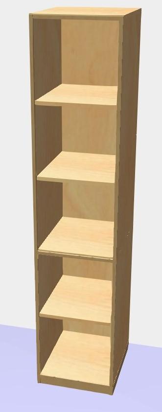 Reg&aacute;l s poličkami GRANT 1847x400x450