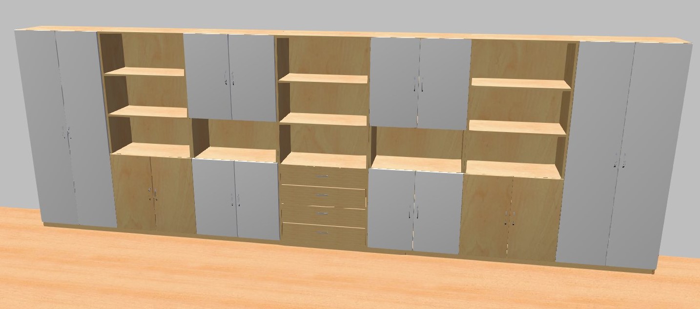 Sestava &scaron;koln&iacute;ch skř&iacute;n&iacute; NB05